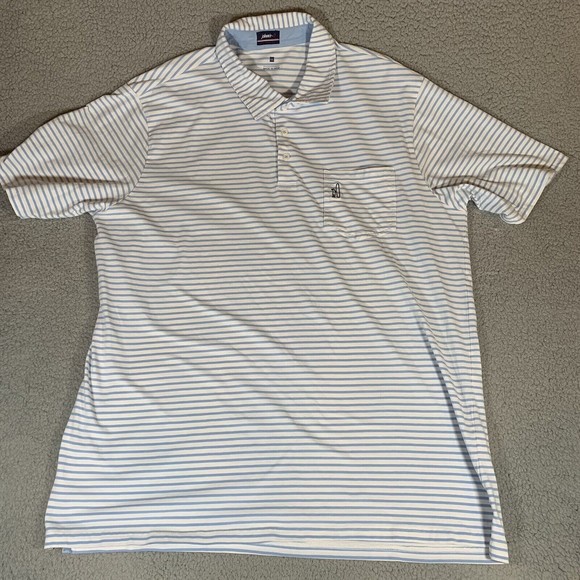 johnnieO Shirts Johnnieo Mens Pocket Polo Shirt Size Xxl White